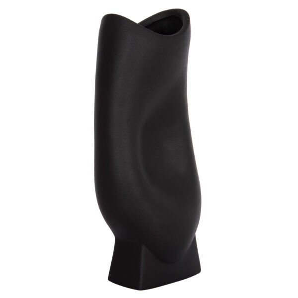 ΕΠΙΤΡΑΠΕΖΙΟ ΚΕΡΑΜΙΚΟ ΔΙΑΚΟΣΜΗΤΙΚΟ ΣΕΙΡΑ GLAΖΕ HM4609.02 ΜΑΥΡΟ ΜΑΤ 16.5x11x38Υεκ