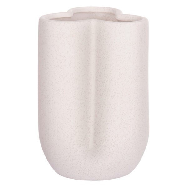 ΕΠΙΤΡΑΠΕΖΙΟ ΚΕΡΑΜΙΚΟ ΔΙΑΚΟΣΜΗΤΙΚΟ GLAΖΕ HM4613.01 ΚΡΥΣΤΑΛΛΙΚΟ ΥΠΟΛΕΥΚΟ Φ16x22Υεκ - Image 3