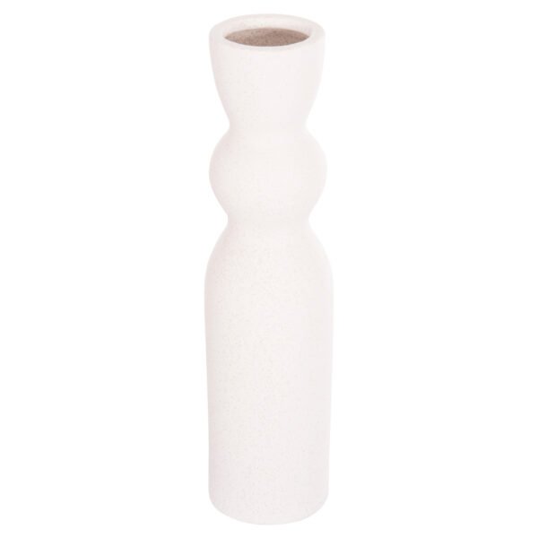 ΕΠΙΤΡΑΠΕΖΙΟ ΚΕΡΑΜΙΚΟ ΔΙΑΚΟΣΜΗΤΙΚΟ SCEPTER HM4614.01 ΚΡΥΣΤΑΛΛΙΚΟ ΥΠΟΛΕΥΚΟ Φ8x35Υεκ