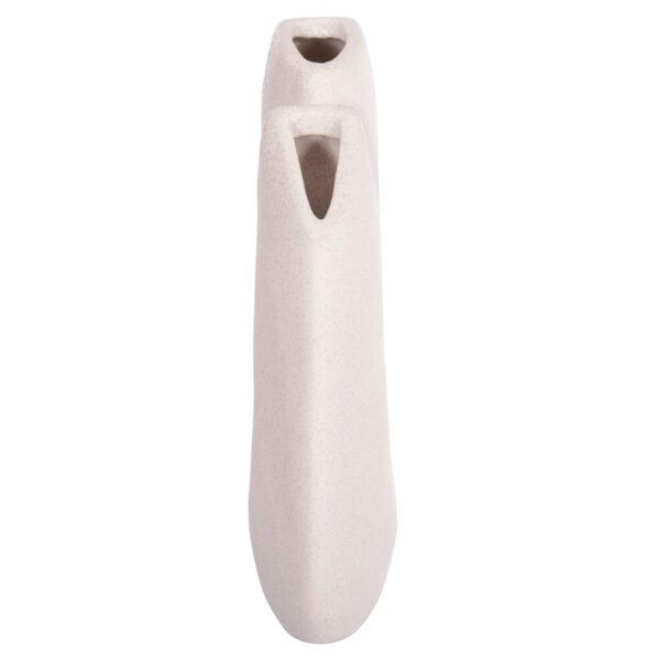 ΕΠΙΤΡΑΠΕΖΙΟ ΚΕΡΑΜΙΚΟ ΔΙΑΚΟΣΜΗΤΙΚΟ ARKEN HM4618.01 ΚΡΥΣΤΑΛΛΙΚΟ ΥΠΟΛΕΥΚΟ 28x10x37Υεκ - Image 4