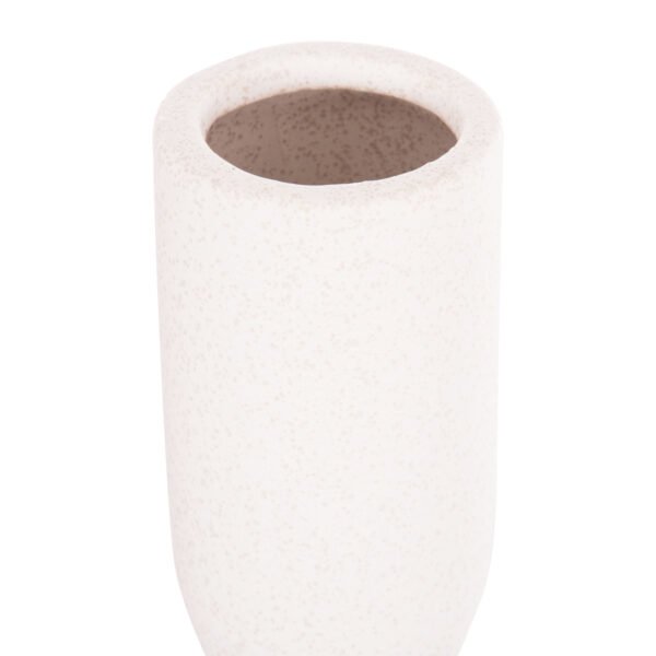 ΕΠΙΤΡΑΠΕΖΙΟ ΚΕΡΑΜΙΚΟ ΔΙΑΚΟΣΜΗΤΙΚΟ SCEPTER HM4615.01 ΚΡΥΣΤΑΛΛΙΚΟ ΥΠΟΛΕΥΚΟ Φ7,5x30,5Υεκ - Image 5