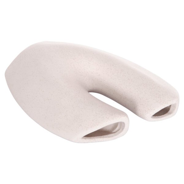 ΕΠΙΤΡΑΠΕΖΙΟ ΚΕΡΑΜΙΚΟ ΔΙΑΚΟΣΜΗΤΙΚΟ ARKEN HM4619.01 ΚΡΥΣΤΑΛΛΙΚΟ ΥΠΟΛΕΥΚΟ 20,5x8x26Υεκ - Image 5