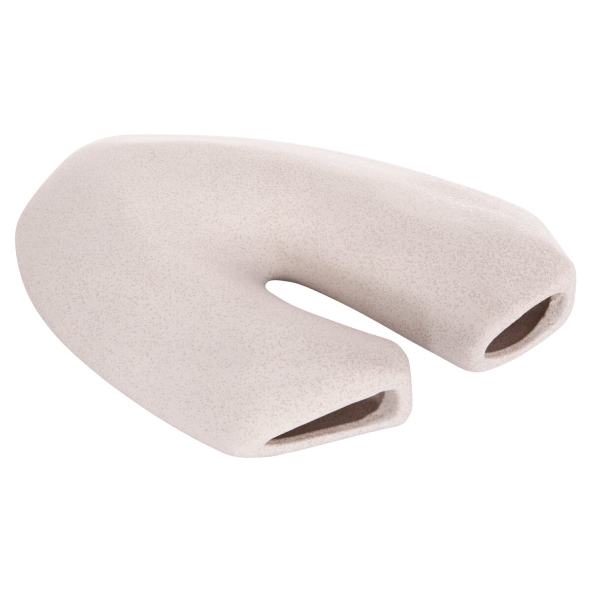 ΕΠΙΤΡΑΠΕΖΙΟ ΚΕΡΑΜΙΚΟ ΔΙΑΚΟΣΜΗΤΙΚΟ ARKEN HM4618.01 ΚΡΥΣΤΑΛΛΙΚΟ ΥΠΟΛΕΥΚΟ 28x10x37Υεκ - Image 5