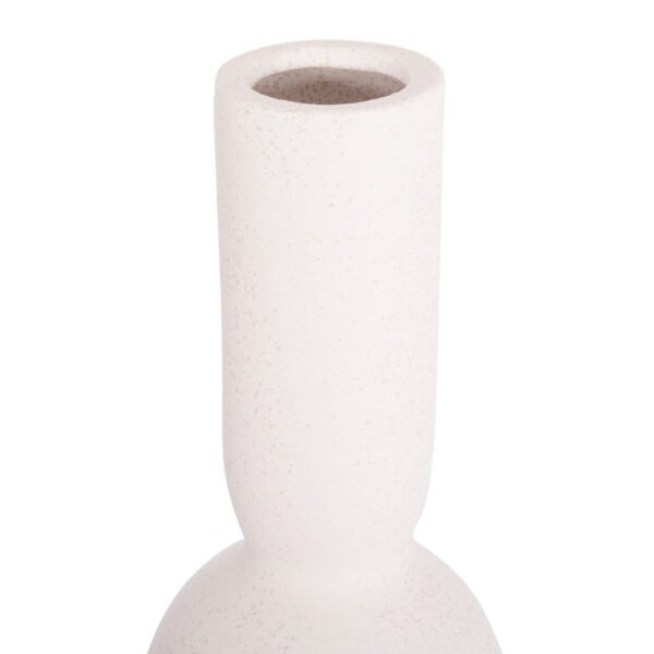 ΕΠΙΤΡΑΠΕΖΙΟ ΚΕΡΑΜΙΚΟ ΔΙΑΚΟΣΜΗΤΙΚΟ GALAD HM4616.01 ΚΡΥΣΤΑΛΛΙΚΟ ΥΠΟΛΕΥΚΟ Φ11x26Υεκ - Image 5