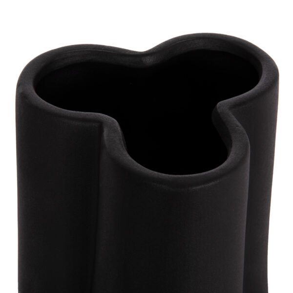 ΕΠΙΤΡΑΠΕΖΙΟ ΚΕΡΑΜΙΚΟ ΔΙΑΚΟΣΜΗΤΙΚΟ GLAΖΕ HM4613.02 ΜΑΥΡΟ ΜΑΤ Φ16x22Υεκ - Image 6