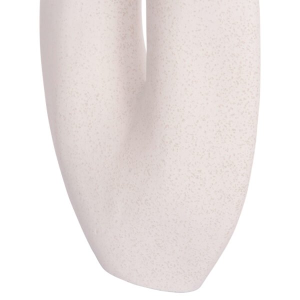 ΕΠΙΤΡΑΠΕΖΙΟ ΚΕΡΑΜΙΚΟ ΔΙΑΚΟΣΜΗΤΙΚΟ ARKEN HM4619.01 ΚΡΥΣΤΑΛΛΙΚΟ ΥΠΟΛΕΥΚΟ 20,5x8x26Υεκ - Image 6