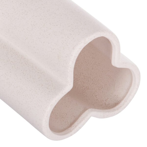 ΕΠΙΤΡΑΠΕΖΙΟ ΚΕΡΑΜΙΚΟ ΔΙΑΚΟΣΜΗΤΙΚΟ GLAΖΕ HM4613.01 ΚΡΥΣΤΑΛΛΙΚΟ ΥΠΟΛΕΥΚΟ Φ16x22Υεκ - Image 7