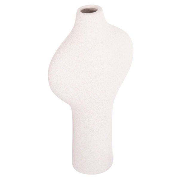 ΕΠΙΤΡΑΠΕΖΙΟ ΚΕΡΑΜΙΚΟ ΔΙΑΚΟΣΜΗΤΙΚΟ ARKEN HM4621.01 ΚΡΥΣΤΑΛΛ.ΥΠΟΛΕΥΚΟ 18x8x32Υ εκ .