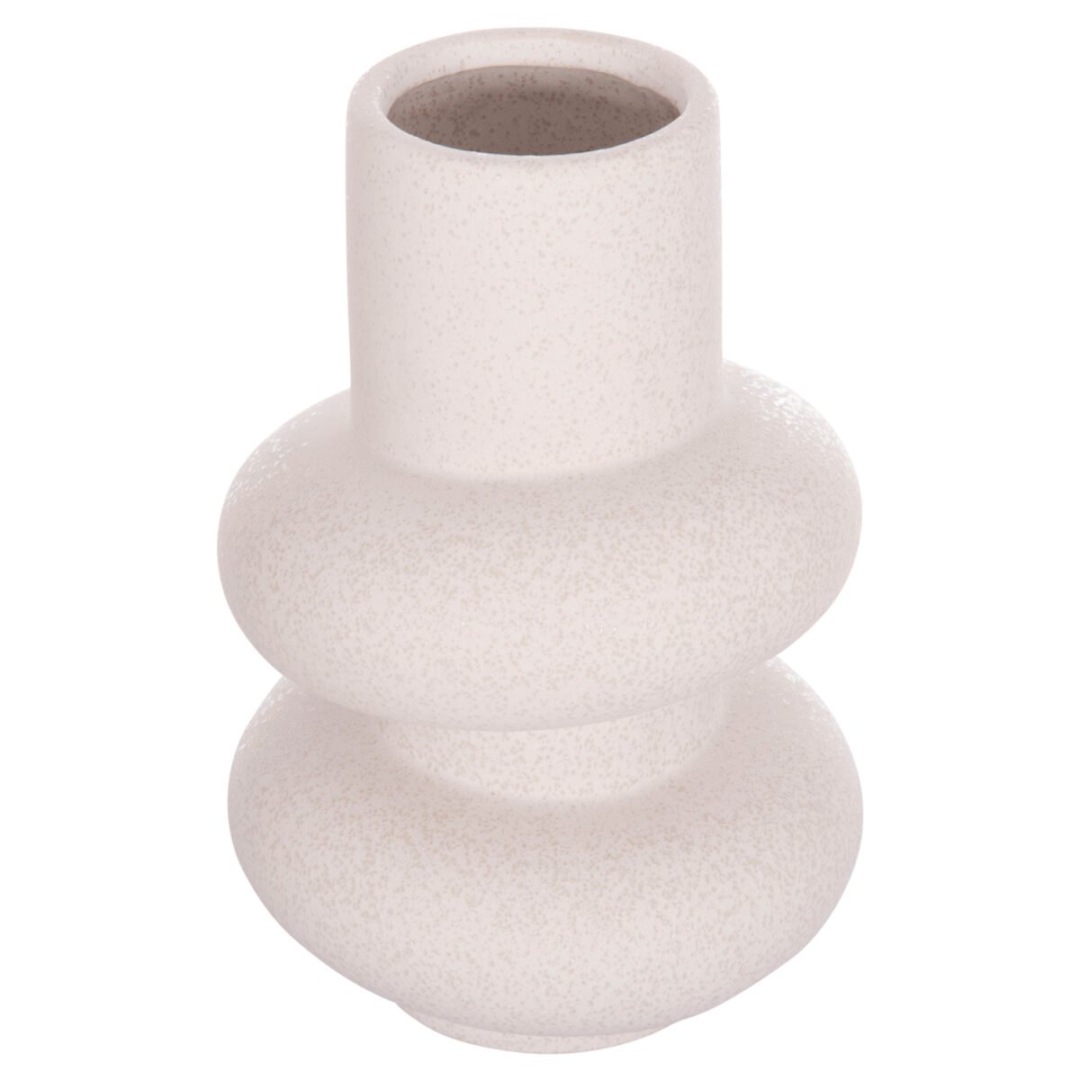 ΕΠΙΤΡΑΠΕΖΙΟ ΚΕΡΑΜΙΚΟ ΔΙΑΚΟΣΜΗΤΙΚΟ ROOK HM4627.01 ΥΠΟΛΕΥΚΟ ΚΡΥΣΤΑΛΛΙΚΟ Φ16x25,5Υεκ - Image 3