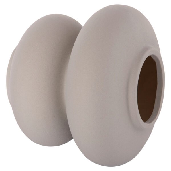 ΕΠΙΤΡΑΠΕΖΙΟ ΚΕΡΑΜΙΚΟ ΔΙΑΚΟΣΜΗΤΙΚΟ ROOK HM4629.03 ΓΚΡΙ ΜΑΤ Φ18x17Υεκ - Image 4