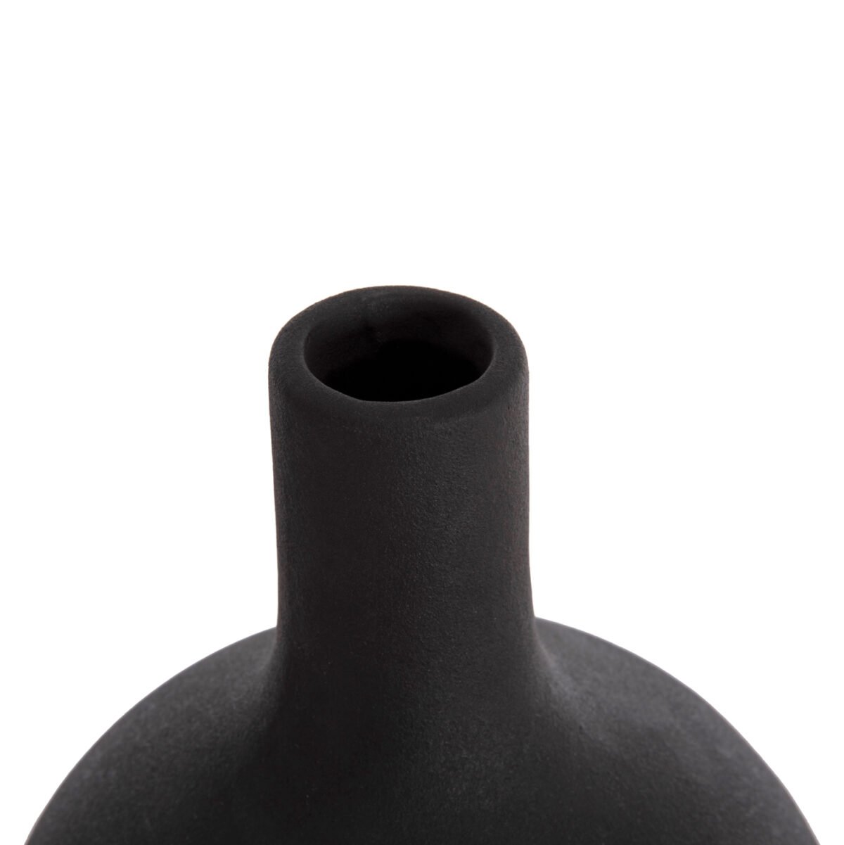 ΕΠΙΤΡΑΠΕΖΙΟ ΚΕΡΑΜΙΚΟ ΔΙΑΚΟΣΜΗΤΙΚΟ GALAD HM4623.02 ΜΑΥΡΟ ΜΑΤ Φ18x57Υεκ - Image 4