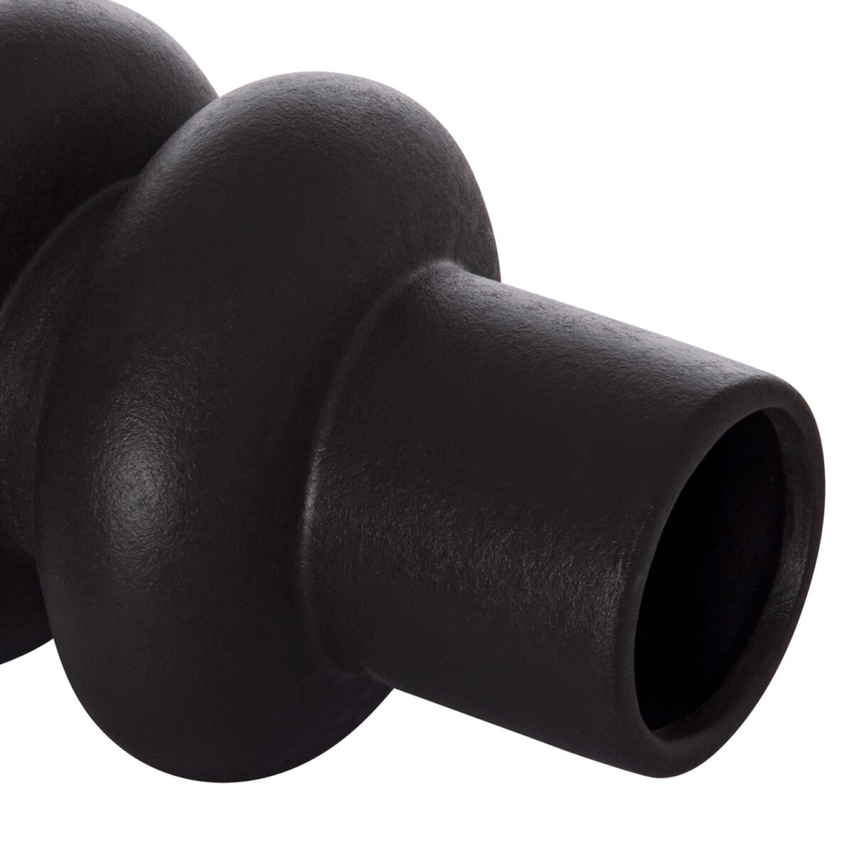 ΕΠΙΤΡΑΠΕΖΙΟ ΚΕΡΑΜΙΚΟ ΔΙΑΚΟΣΜΗΤΙΚΟ ROOK HM4627.02 ΜΑΥΡΟ ΜΑΤ Φ16x25,5Υεκ - Image 5