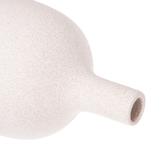 ΕΠΙΤΡΑΠΕΖΙΟ ΚΕΡΑΜΙΚΟ ΔΙΑΚΟΣΜΗΤΙΚΟ GALAD HM4623.01 ΚΡΥΣΤΑΛΛΙΚΟ ΥΠΟΛΕΥΚΟ Φ18x57Υεκ - Image 5