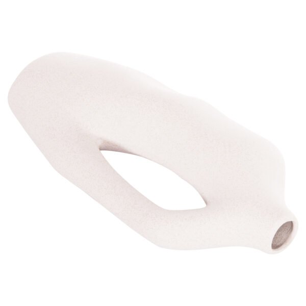 ΕΠΙΤΡΑΠΕΖΙΟ ΚΕΡΑΜΙΚΟ ΔΙΑΚΟΣΜΗΤΙΚΟ ΣΕΙΡΑ SEBOR HM4625 ΥΠΟΛΕΥΚΟ ΚΡΥΣΤΑΛΛΙΚΟ 20x9x45Υεκ - Image 5