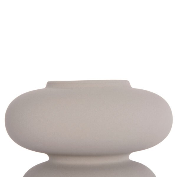 ΕΠΙΤΡΑΠΕΖΙΟ ΚΕΡΑΜΙΚΟ ΔΙΑΚΟΣΜΗΤΙΚΟ ROOK HM4629.03 ΓΚΡΙ ΜΑΤ Φ18x17Υεκ - Image 6