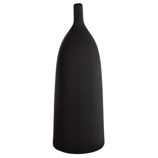 ΕΠΙΤΡΑΠΕΖΙΟ ΚΕΡΑΜΙΚΟ ΔΙΑΚΟΣΜΗΤΙΚΟ GALAD HM4633.02 ΜΑΥΡΟ ΜΑΤ Φ18x49Υ εκ.