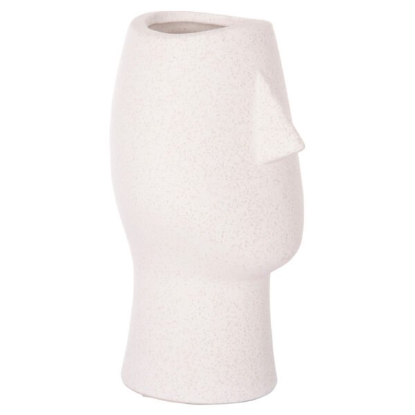 ΕΠΙΤΡΑΠΕΖΙΟ ΚΕΡΑΜΙΚΟ ΔΙΑΚΟΣΜΗΤΙΚΟ HUMANS HM4631 ΥΠΟΛΕΥΚΟ ΚΡΥΣΤΑΛΛΙΚΟ Φ14x25Υεκ