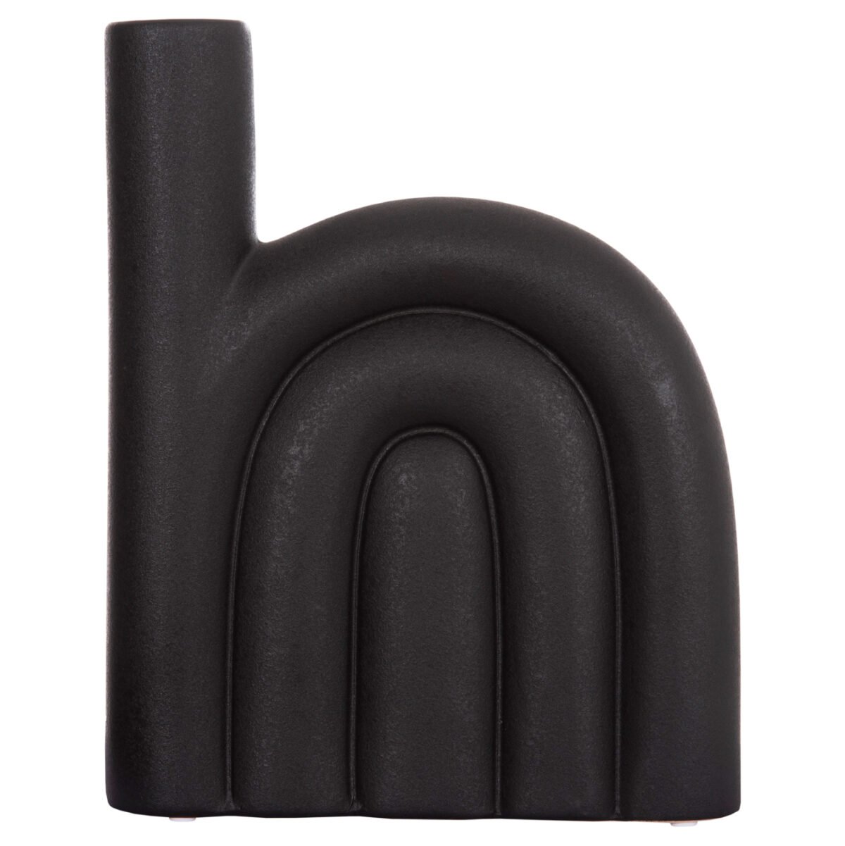 ΕΠΙΤΡΑΠΕΖΙΟ ΚΕΡΑΜΙΚΟ ΔΙΑΚΟΣΜΗΤΙΚΟ ARCON HM4639.02 ΜΑΥΡΟ ΜΑΤ 23x5,5x29Υ εκ. - Image 3