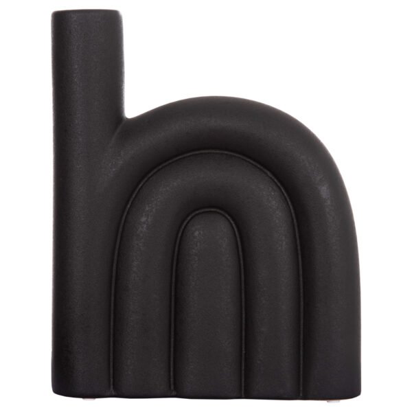 ΕΠΙΤΡΑΠΕΖΙΟ ΚΕΡΑΜΙΚΟ ΔΙΑΚΟΣΜΗΤΙΚΟ ARCON HM4639.02 ΜΑΥΡΟ ΜΑΤ 23x5,5x29Υ εκ. - Image 3