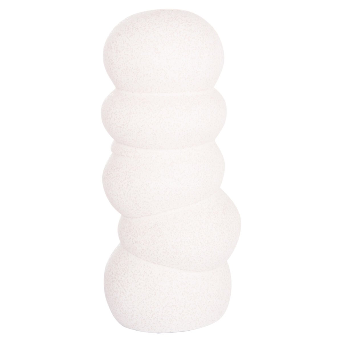 ΕΠΙΤΡΑΠΕΖΙΟ ΚΕΡΑΜΙΚΟ ΔΙΑΚΟΣΜΗΤΙΚΟ ROOK HM4630.01 ΥΠΟΛΕΥΚΟ ΚΡΥΣΤΑΛΛΙΚΟ Φ13x31Υεκ - Image 3