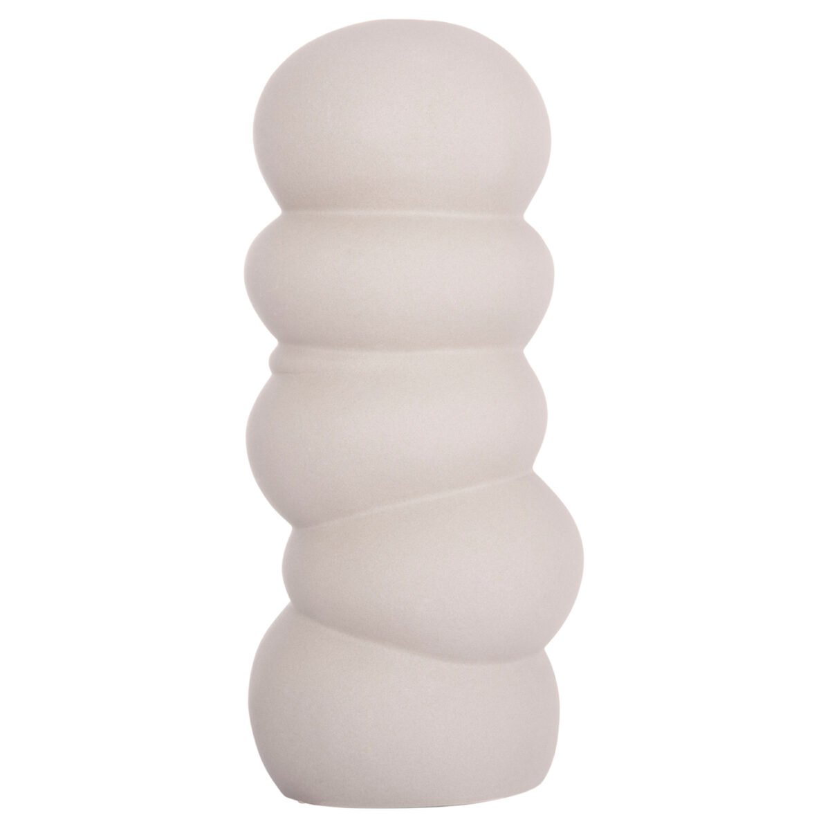 ΕΠΙΤΡΑΠΕΖΙΟ ΚΕΡΑΜΙΚΟ ΔΙΑΚΟΣΜΗΤΙΚΟ ROOK HM4630.03 ΓΚΡΙ ΜΑΤ Φ12x30Υ εκ. - Image 3