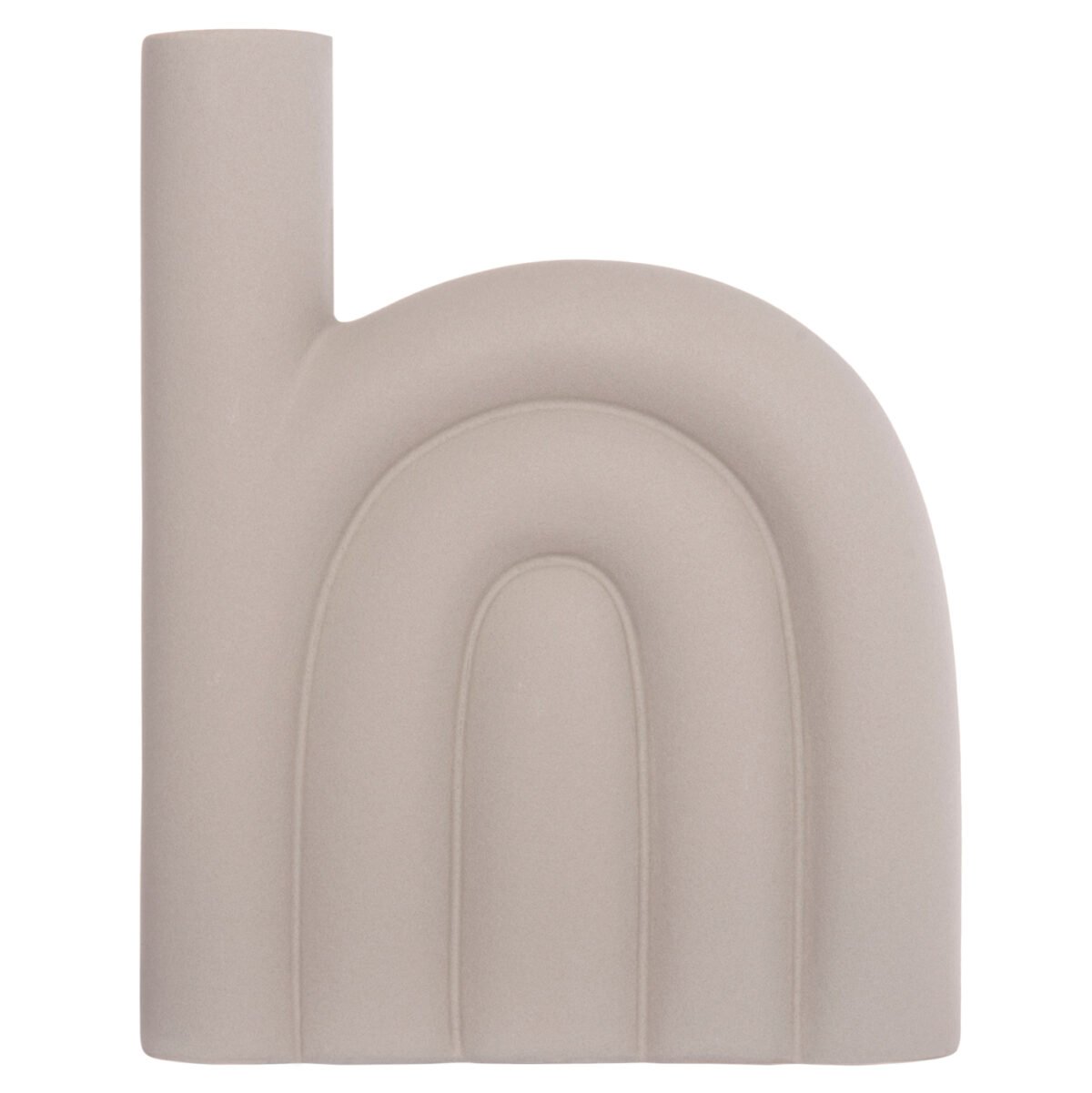 ΕΠΙΤΡΑΠΕΖΙΟ ΚΕΡΑΜΙΚΟ ΔΙΑΚΟΣΜΗΤΙΚΟ ARCON HM4639.03 ΓΚΡΙ ΜΑΤ 23x5,5x29Υ εκ. - Image 3