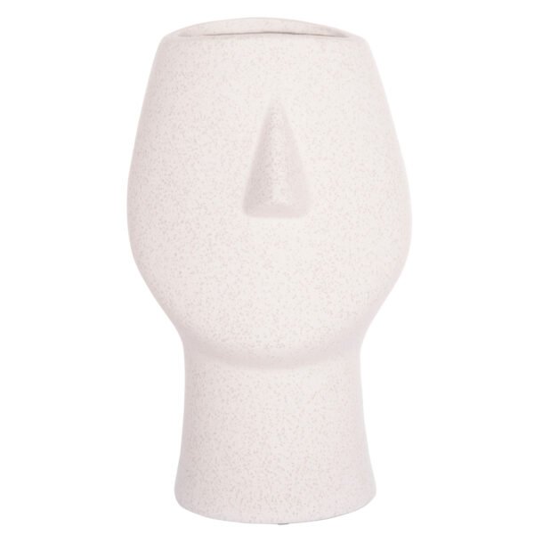 ΕΠΙΤΡΑΠΕΖΙΟ ΚΕΡΑΜΙΚΟ ΔΙΑΚΟΣΜΗΤΙΚΟ HUMANS HM4631 ΥΠΟΛΕΥΚΟ ΚΡΥΣΤΑΛΛΙΚΟ Φ14x25Υεκ - Image 3