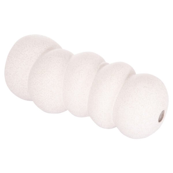 ΕΠΙΤΡΑΠΕΖΙΟ ΚΕΡΑΜΙΚΟ ΔΙΑΚΟΣΜΗΤΙΚΟ ROOK HM4630.01 ΥΠΟΛΕΥΚΟ ΚΡΥΣΤΑΛΛΙΚΟ Φ13x31Υεκ - Image 4