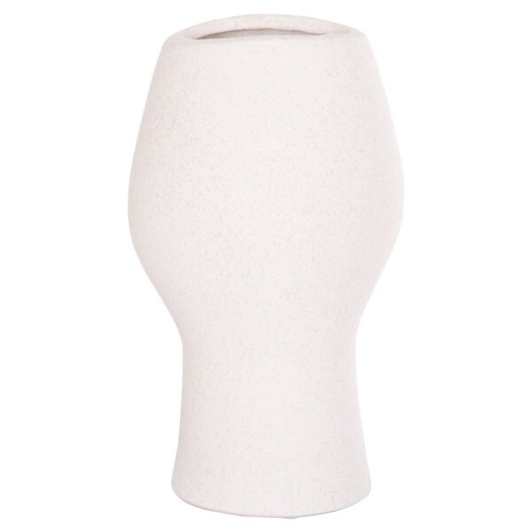 ΕΠΙΤΡΑΠΕΖΙΟ ΚΕΡΑΜΙΚΟ ΔΙΑΚΟΣΜΗΤΙΚΟ HUMANS HM4631 ΥΠΟΛΕΥΚΟ ΚΡΥΣΤΑΛΛΙΚΟ Φ14x25Υεκ - Image 4