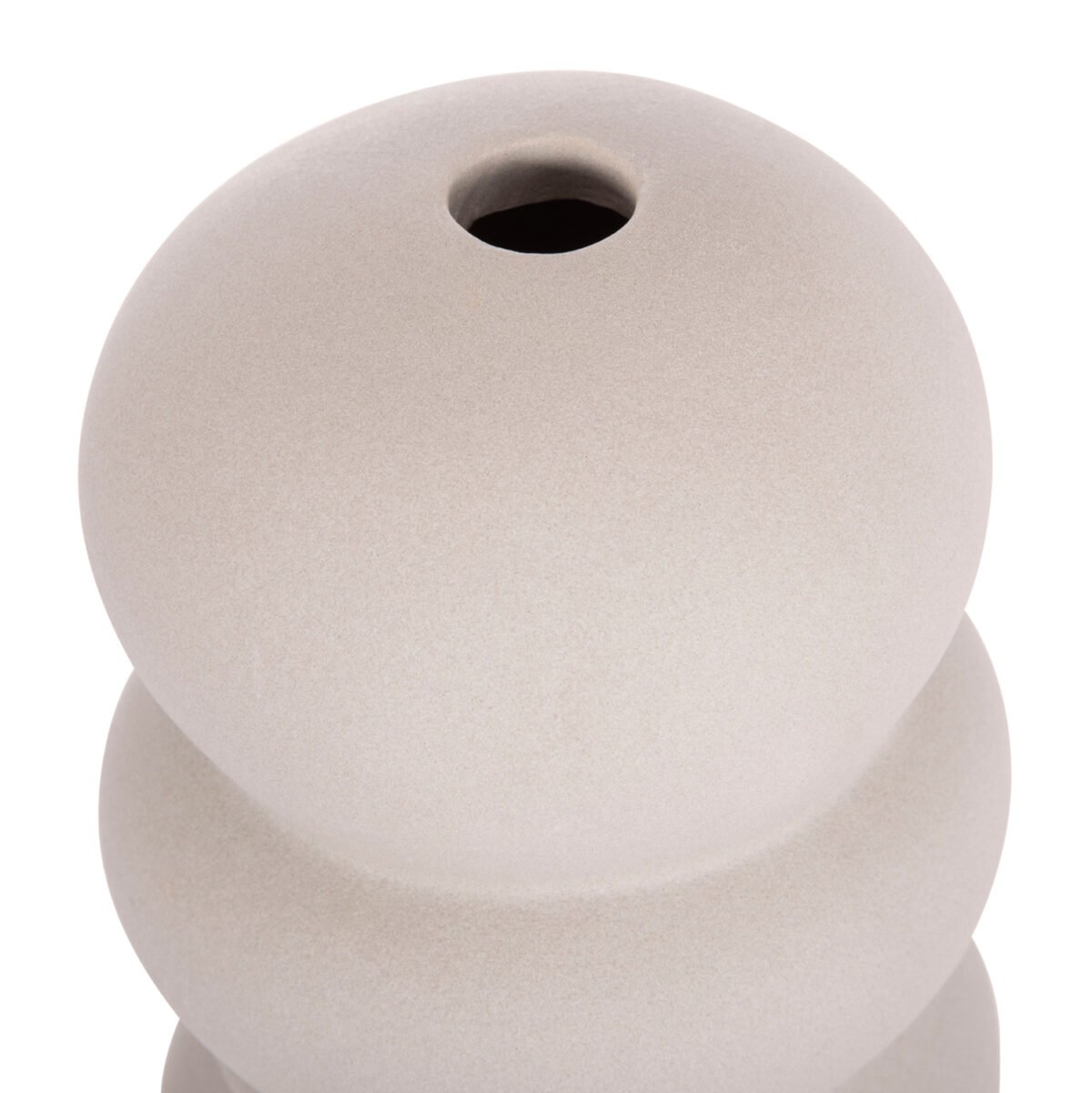 ΕΠΙΤΡΑΠΕΖΙΟ ΚΕΡΑΜΙΚΟ ΔΙΑΚΟΣΜΗΤΙΚΟ ROOK HM4630.03 ΓΚΡΙ ΜΑΤ Φ12x30Υ εκ. - Image 5