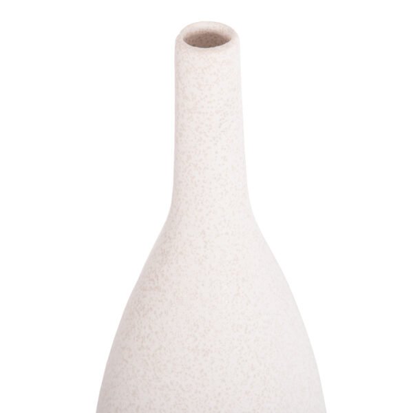 ΕΠΙΤΡΑΠΕΖΙΟ ΚΕΡΑΜΙΚΟ ΔΙΑΚΟΣΜΗΤΙΚΟ GALAD HM4634.01 ΥΠΟΛΕΥΚΟ ΚΡΥΣΤΑΛΛΙΚΟ Φ14x39Υ εκ. - Image 5