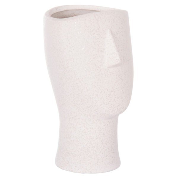 ΕΠΙΤΡΑΠΕΖΙΟ ΚΕΡΑΜΙΚΟ ΔΙΑΚΟΣΜΗΤΙΚΟ HUMANS HM4632 ΥΠΟΛΕΥΚΟ ΚΡΥΣΤΑΛΛΙΚΟ Φ13x22Υεκ