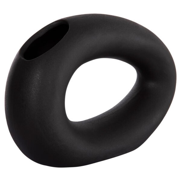 ΕΠΙΤΡΑΠΕΖΙΟ ΚΕΡΑΜΙΚΟ ΔΙΑΚΟΣΜΗΤΙΚΟ ELLIPTO HM4645.02 ΜΑΥΡΟ ΜΑΤ 23x8x16Υ εκ