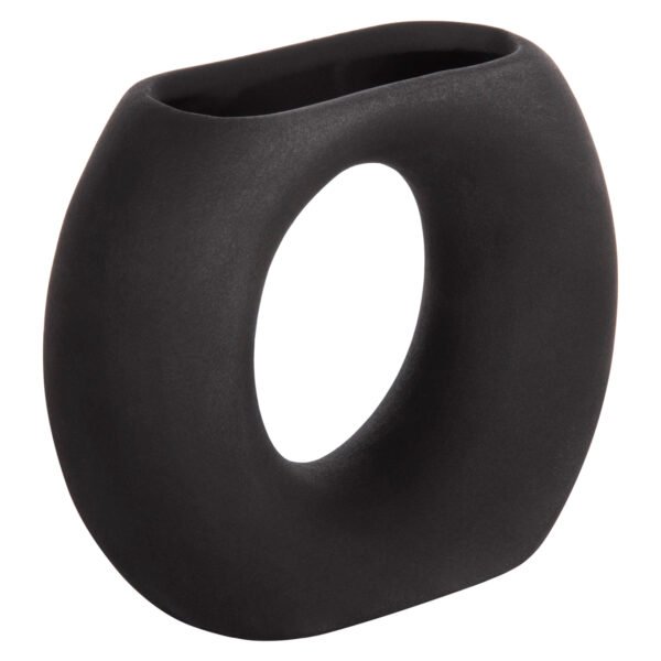 ΕΠΙΤΡΑΠΕΖΙΟ ΚΕΡΑΜΙΚΟ ΔΙΑΚΟΣΜΗΤΙΚΟ ELLIPTO HM4646.02 ΜΑΥΡΟ ΜΑΤ 18x6