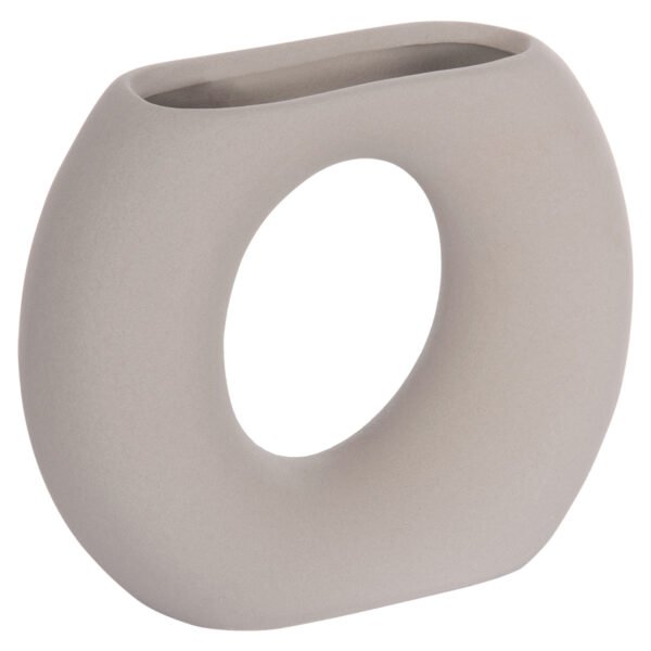 ΕΠΙΤΡΑΠΕΖΙΟ ΚΕΡΑΜΙΚΟ ΔΙΑΚΟΣΜΗΤΙΚΟ ELLIPTO HM4646.03 ΓΚΡΙ ΜΑΤ 18x6