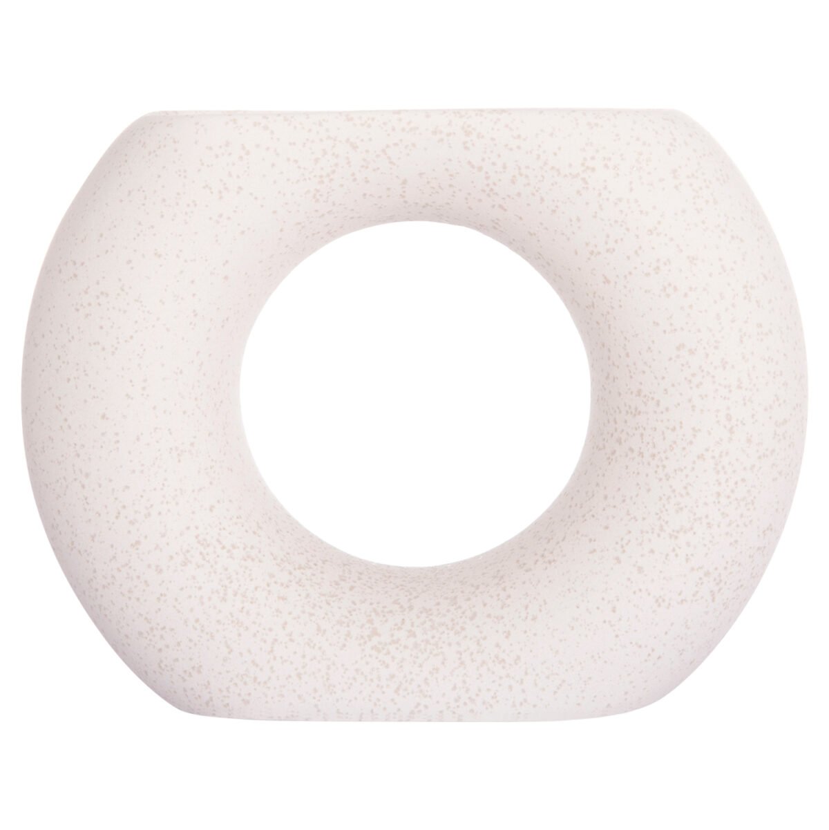 ΕΠΙΤΡΑΠΕΖΙΟ ΚΕΡΑΜΙΚΟ ΔΙΑΚΟΣΜΗΤΙΚΟ ELLIPTO HM4646.01 ΥΠΟΛΕΥΚΟ ΚΡΥΣΤΑΛΛΙΚΟ 18x6,5x14Υεκ - Image 3