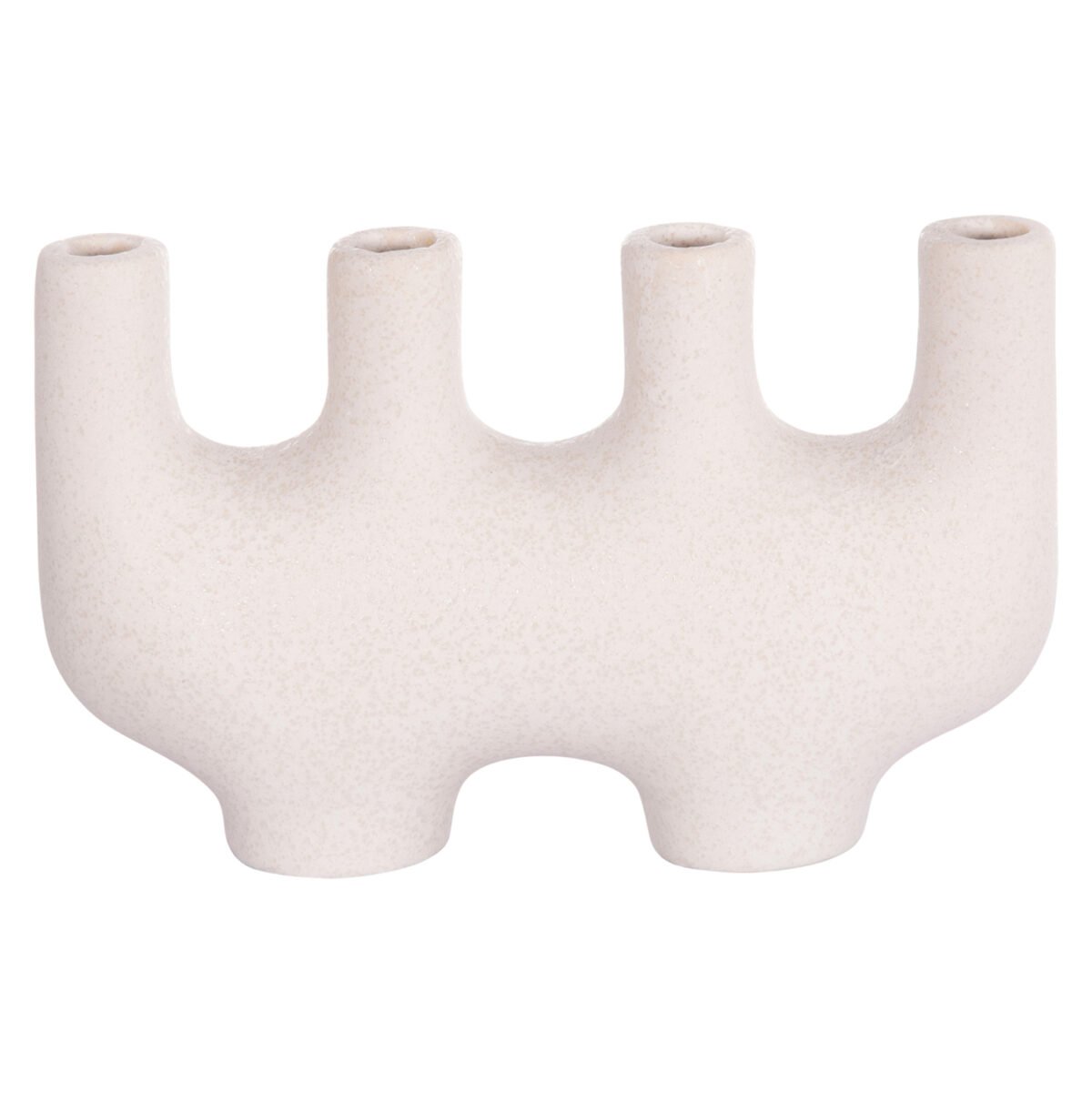 ΕΠΙΤΡΑΠΕΖΙΟ ΚΕΡΑΜΙΚΟ ΔΙΑΚΟΣΜΗΤΙΚΟ MANI HM4641.01 ΥΠΟΛΕΥΚΟ ΚΡΥΣΤΑΛΛΙΚΟ 21x6x13Υεκ - Image 3