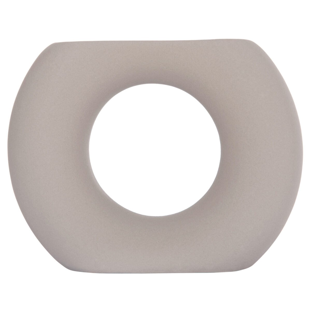 ΕΠΙΤΡΑΠΕΖΙΟ ΚΕΡΑΜΙΚΟ ΔΙΑΚΟΣΜΗΤΙΚΟ ELLIPTO HM4646.03 ΓΚΡΙ ΜΑΤ 18x6,5x14Υεκ - Image 3