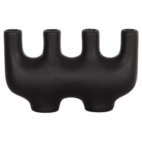 ΕΠΙΤΡΑΠΕΖΙΟ ΚΕΡΑΜΙΚΟ ΔΙΑΚΟΣΜΗΤΙΚΟ MANI HM4641.02 ΜΑΥΡΟ ΜΑΤ 21x6x13Υεκ - Image 3