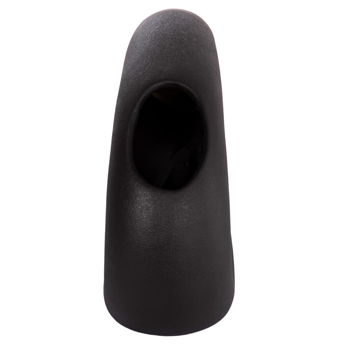 ΕΠΙΤΡΑΠΕΖΙΟ ΚΕΡΑΜΙΚΟ ΔΙΑΚΟΣΜΗΤΙΚΟ ELLIPTO HM4645.02 ΜΑΥΡΟ ΜΑΤ 23x8x16Υ εκ - Image 3