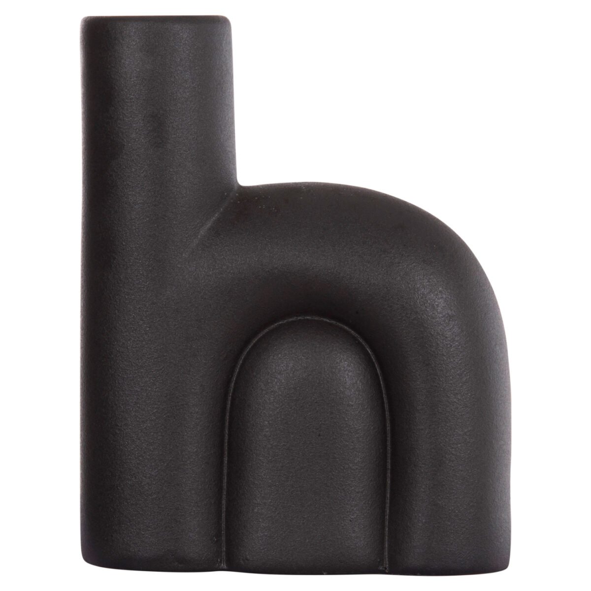 ΕΠΙΤΡΑΠΕΖΙΟ ΚΕΡΑΜΙΚΟ ΔΙΑΚΟΣΜΗΤΙΚΟ ARCON HM4640.02 ΜΑΥΡΟ ΜΑΤ 19x7x24Υ εκ. - Image 3