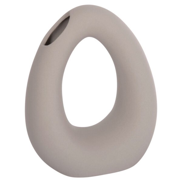 ΕΠΙΤΡΑΠΕΖΙΟ ΚΕΡΑΜΙΚΟ ΔΙΑΚΟΣΜΗΤΙΚΟ ELLIPTO HM4644.03 ΓΚΡΙ ΜΑΤ 16