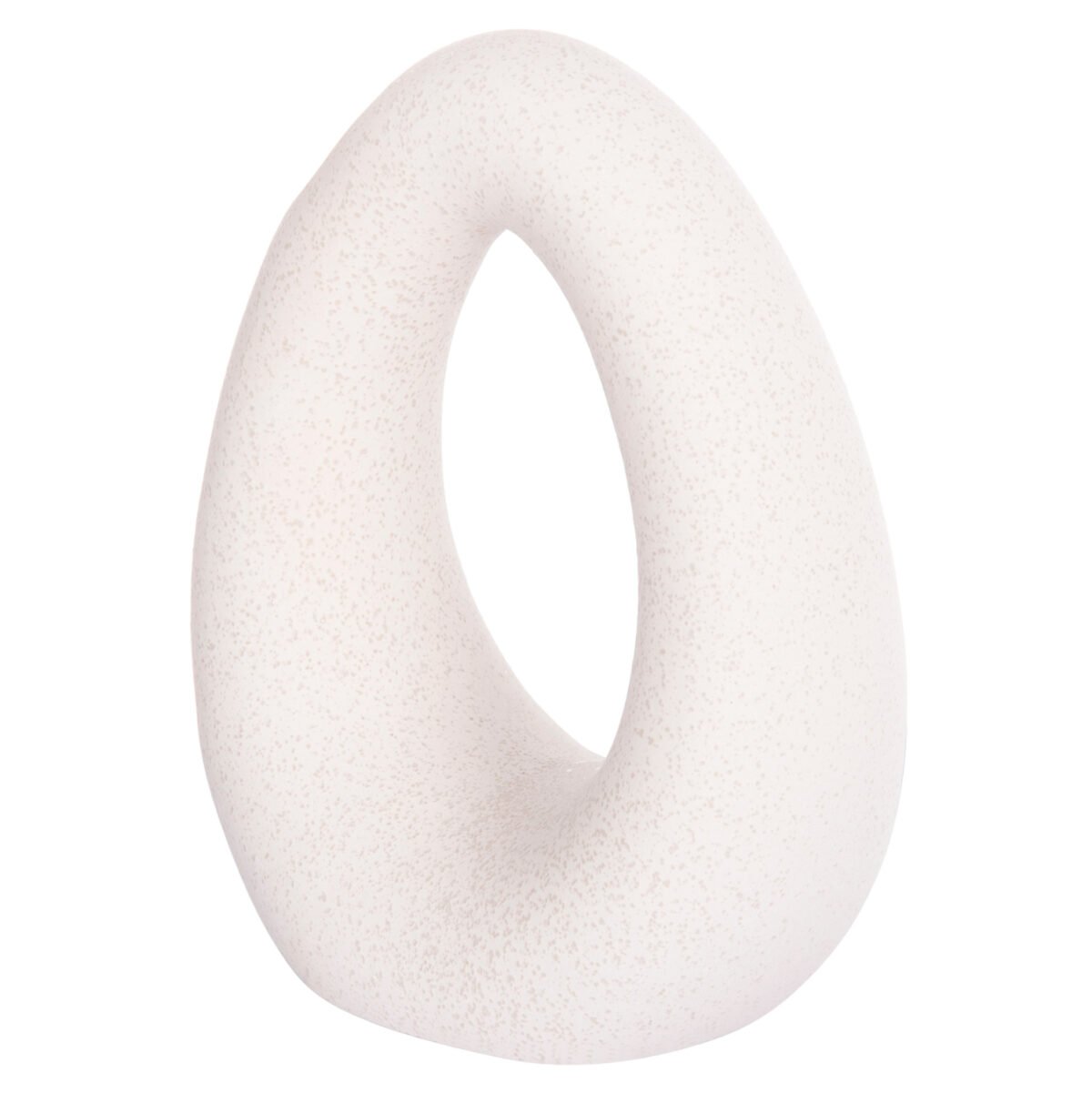 ΕΠΙΤΡΑΠΕΖΙΟ ΚΕΡΑΜΙΚΟ ΔΙΑΚΟΣΜΗΤΙΚΟ ELLIPTO HM4644.01 ΥΠΟΛΕΥΚΟ ΚΡΥΣΤΑΛΛΙΚΟ 16,5x9x20Υεκ - Image 4