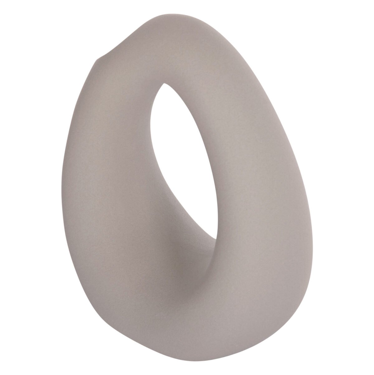 ΕΠΙΤΡΑΠΕΖΙΟ ΚΕΡΑΜΙΚΟ ΔΙΑΚΟΣΜΗΤΙΚΟ ELLIPTO HM4644.03 ΓΚΡΙ ΜΑΤ 16,5x9x20Υεκ - Image 4