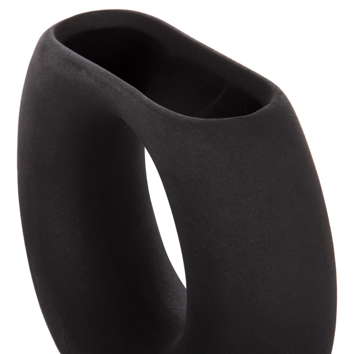 ΕΠΙΤΡΑΠΕΖΙΟ ΚΕΡΑΜΙΚΟ ΔΙΑΚΟΣΜΗΤΙΚΟ ELLIPTO HM4646.02 ΜΑΥΡΟ ΜΑΤ 18x6,5x14Υεκ - Image 5