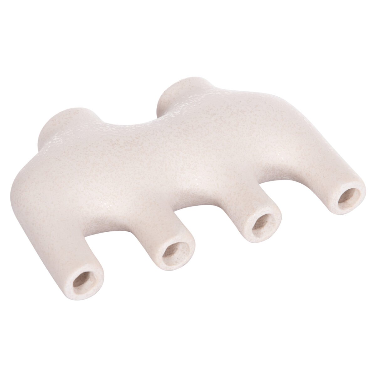 ΕΠΙΤΡΑΠΕΖΙΟ ΚΕΡΑΜΙΚΟ ΔΙΑΚΟΣΜΗΤΙΚΟ MANI HM4641.01 ΥΠΟΛΕΥΚΟ ΚΡΥΣΤΑΛΛΙΚΟ 21x6x13Υεκ - Image 5