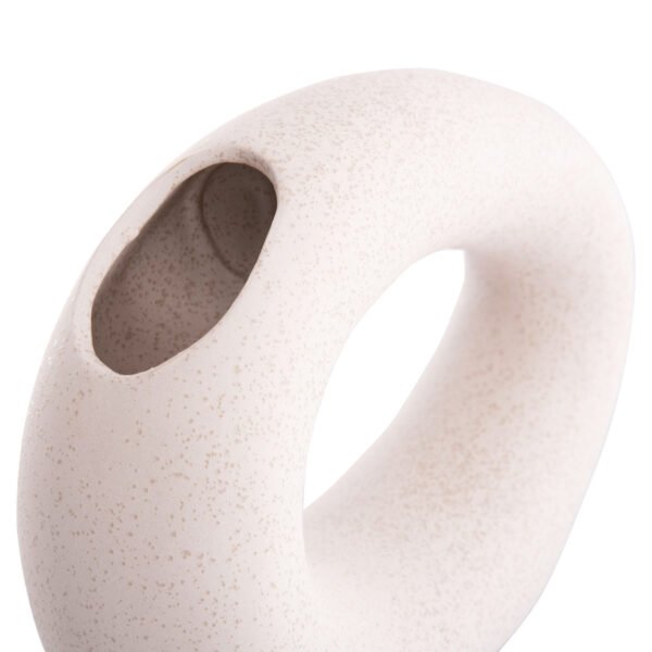 ΕΠΙΤΡΑΠΕΖΙΟ ΚΕΡΑΜΙΚΟ ΔΙΑΚΟΣΜΗΤΙΚΟ ELLIPTO HM4645.01 ΥΠΟΛΕΥΚΟ ΚΡΥΣΤΑΛΛΙΚΟ 23x8x16Υεκ - Image 6