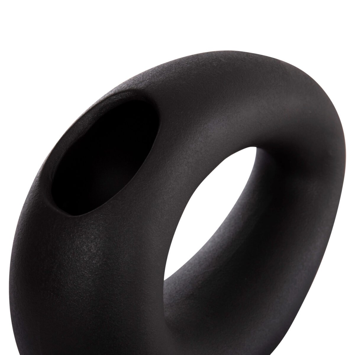 ΕΠΙΤΡΑΠΕΖΙΟ ΚΕΡΑΜΙΚΟ ΔΙΑΚΟΣΜΗΤΙΚΟ ELLIPTO HM4645.02 ΜΑΥΡΟ ΜΑΤ 23x8x16Υ εκ - Image 7