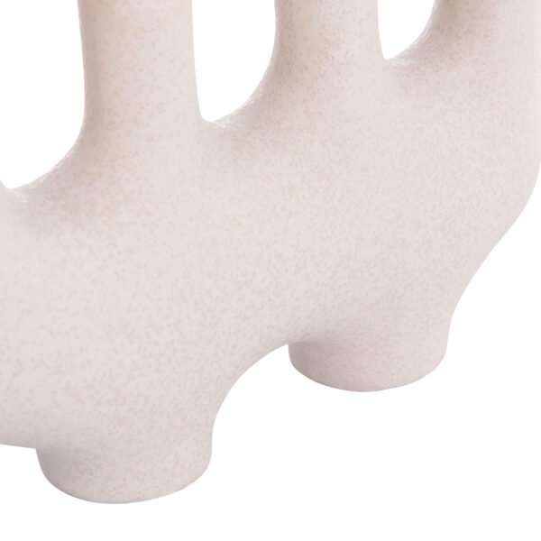 ΕΠΙΤΡΑΠΕΖΙΟ ΚΕΡΑΜΙΚΟ ΔΙΑΚΟΣΜΗΤΙΚΟ MANI HM4641.01 ΥΠΟΛΕΥΚΟ ΚΡΥΣΤΑΛΛΙΚΟ 21x6x13Υεκ - Image 7