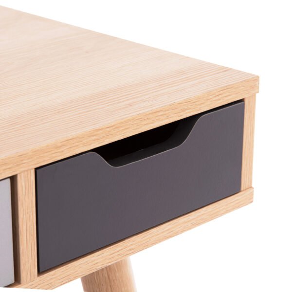 ΓΡΑΦΕΙΟ GAET HM18292 ΜΕΛΑΜΙΝΗ ΣΕ SONAMA-ΓΚΡΙ-ΛΕΥΚΟ-ΜΠΕΖ 110x50x76.5Υεκ. - Image 7